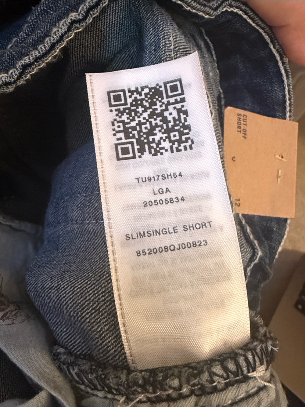NEW True Religion Dark Blue Denim Bermuda Shorts - Picture 7 of 10